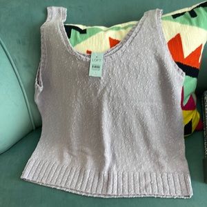 Loft Scoop Neck Sweater Tank